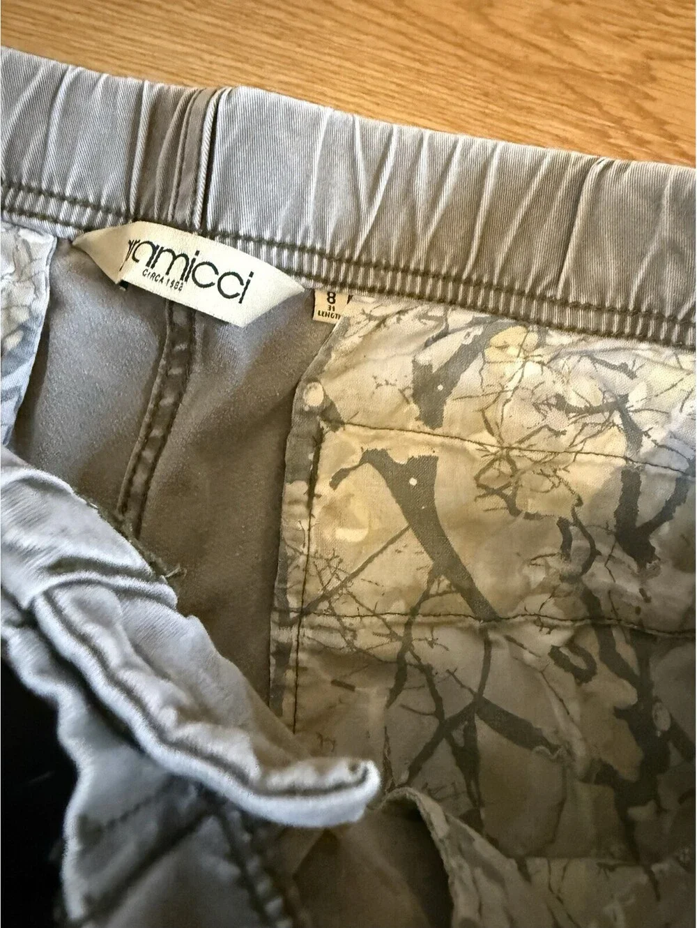 Gramicci Vintage G Series Circa 1982 Belted Pants Women’s Khaki - 8x31